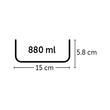 HRANITOARE FLAMINGO PENTRU COLIVIE DIN INOX CU SUPORT L 15CM/880L