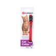 ZGARDA PENTRU PISICI FLAMINGO ZIGGI RED CU CLOPOTEL 20-35CM