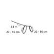 SET HAM+LESA PENTRU PISICI FLAMINGO CULOARE ROSU 110CM/1CM 