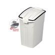 CONTAINER PENTRU PASTRARE HRANA USCATA CAINI SI PISICI OTO S WHITE 14L 32x19x35(h)cm