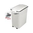 CONTAINER PENTRU PASTRARE HRANA USCATA CAINI SI PISICI OTO L WHITE 54L 40x24x55(h)cm