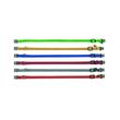 ZGARDA PENTRU PISICI FLAMINGO MULTICOLORA REFLECTORIZANTA CU CLOPOTEL 25-35CMx10MM