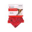 ZGARDA PENTRU CAINI FLAMINGO ROSIE CU BANDANA 22-35CM