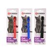 ZGARDA PENTRU PISICI FLAMINGO PAW PRINT CU CLOPOTEL 30CMx10MM