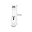 JUCARIE PENTRU CAINI FLAMINGO DEMBU LAMA M LATEX ALBA 6.9x7x27.4(H)CM