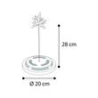 JUCARIE INTERACTIVA PENTRU PISICI FLAMINGO KITTY CIRCUIT CU MINGE SI FULG 20x28CM