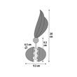 JUCARIE PENTRU PISICI FLAMINGO UGO OU CU FULG 9.5x6.5x20CM