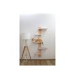 KERBL SISAL DIN LEMN MASIV CU MONTAJ PE PERETE 150CM 5 TREPTE