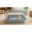 CUSCA PENTRU IEPURI R1 GREY 59x35.5x31.5(h)cm