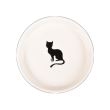 CASTRON DIN CERAMICA PENTRU PISICI FLAMINGO NALA ALB-NEGRU 15CMx180ML