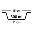 CASTRON PENTRU PISICI DIN INOX SELECTA SILVER FLAMINGO 15CMx300ML