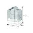 COLIVIE PENTRU NIMFE FLAMINGO DARA 45x28x62(h)cm
