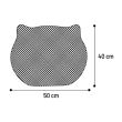 COVOR COLECTOR GRANULE DE NISIP FLAMINGO PENTRU PISICI 50x40CM