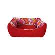 CULCUS TEXTIL PENTRU CAINI SI PISICI LIBRA S RED 35x40x21 CM