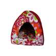 CULCUS TEXTIL PENTRU CAINI SI PISICI IGLU VEGA L RED 43x43x38 CM