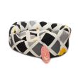 CULCUS TEXTIL PENTRU CAINI SI PISICI ORIONE L BLACK-WHITE-YELLOW 80x60x22/60008004