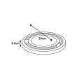 JUCARIE PENTRU PISICI FLAMINGO CIRCUIT CU MINGE 29x29x2.5CM