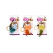 JUCARIE PENTRU PISICI FLAMINGO BUFNITA CU FULGI CULORI MULTIPLE 17x3 CM