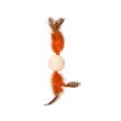 JUCARIE PENTRU PISICI MINGE CU FULGI CULORI MULTIPLE 19x4 CM