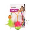 JUCARIE PENTRU PISICI FLAMINGO RUMTUM OU COLORAT CU FULGI