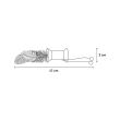 JUCARIE PENTRU PISICI FLAMINGO BOBINA CU FULGI CULORI DIVERSE 17x3 CM