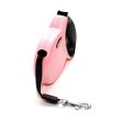 LESA RETRACTABILA PREMIUM PENTRU CAINI  PINK 3M BANDA