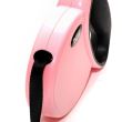 LESA RETRACTABILA PREMIUM PENTRU CAINI  PINK 3M BANDA
