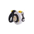 LESA PENTRU CAINI FIDA AUTOBRAKE BANDA XL WHITE 5 M/30-40 KG