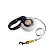 LESA PENTRU CAINI FIDA AUTOBRAKE BANDA L WHITE 5 M/25-30 KG