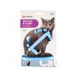 SET HAM+LESA PENTRU PISICA FLAMINGO AMSI BLUE 20-35CMx10MM