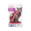 SET HAM+LESA PENTRU PISICA FLAMINGO AMSI PINK 20-35 CMx10 MM
