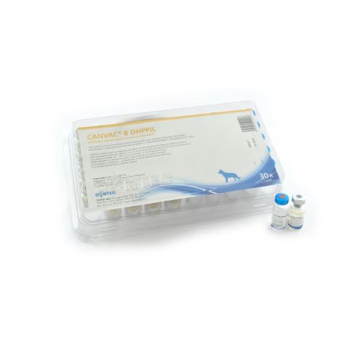 [PROMO] CANVAC 8 DHPPIL 30 DOZE + 1 ANTIPARAZITAR INTERN CAINI CANIHELMIN PLUS (BLISTER*10 TB) GRATIS