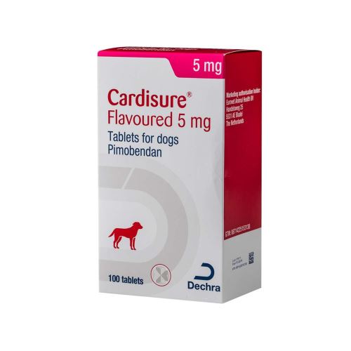 TRATAMENT INSUFICIENTA CARDIACA CAINI CARDISURE 5 MG*100 TB PALATABILE/034608