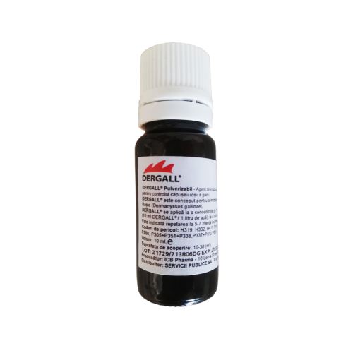 DEPARAZITARE EXTERNA AVICULTURA DERGALL 10 ML