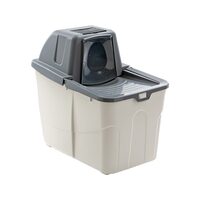 LITIERA PENTRU PISICI MPS BUXO GREY CLOSE 58x39x56(h)cm