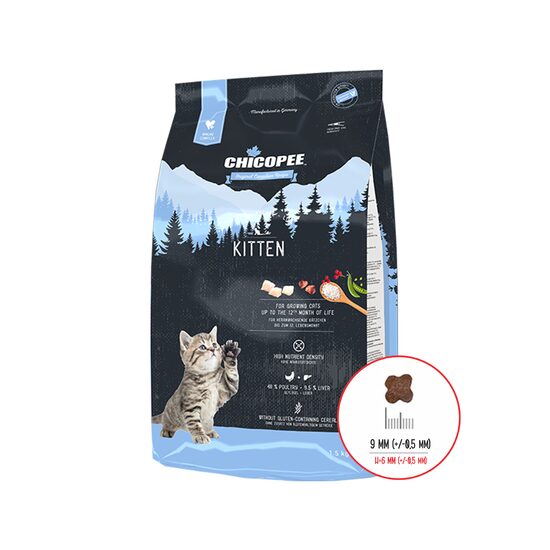 HRANA USCATA PENTRU PISICI SUPER PREMIUM CHICOPEE HNL KITTEN 1.5KG