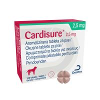 [PROMO] TRATAMENT INSUFICIENTA CARDIACA CAINI CARDISURE 2.5 MG*100 TB PALATABILE 1 CUTIE DISCOUNT -10%