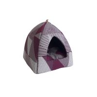 CULCUS TEXTIL PENTRU CAINI SI PISICI IGLU VEGA L PURPLE 43X43X38/60003912
