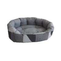 CULCUS TEXTIL PENTRU CAINI SI PISICI ORIONE M GREY-BLACK 65x50x22/60008003