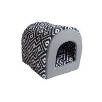 CULCUS TEXTIL PENTRU CAINI SI PISICI TUNEL BLACK-WHITE 42x38x38/60005912