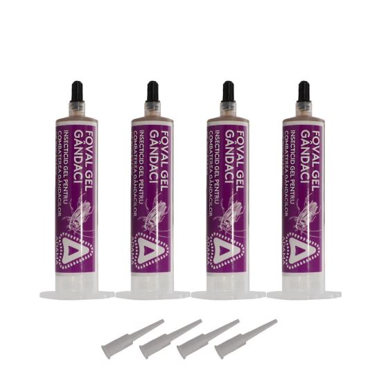 [PROMO] GEL INSECTICID PENTRU COMBATEREA GANDACILOR FOVAL PACHET 4x35g 5 PACHETE +1 ZAGOR OVULI 50 PPM 10KG GRATIS