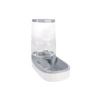 DISPENSER AUTOMAT HRANA PENTRU CAINI SI PISICI FRED GRI/ALB FLAMINGO 30.5x17x31/3.5L