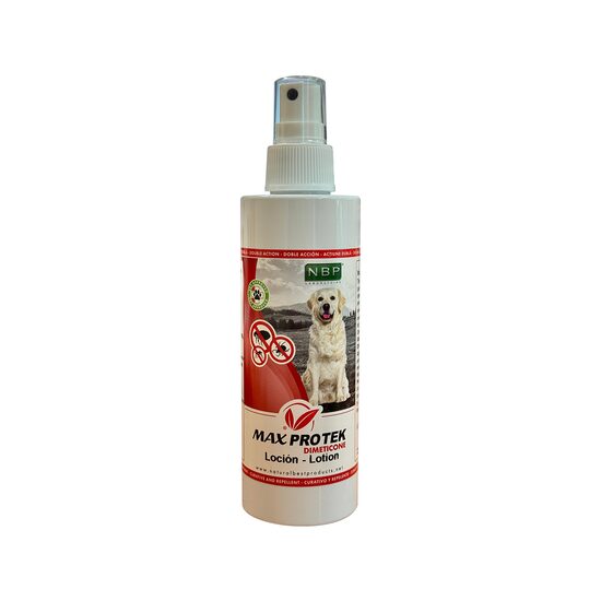 MAX PROTEK LOTIUNE ANTIPARAZITARA CAINE CU DIMETICONA 200ML