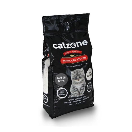 [PROMO] CATZONE CLUMPING NISIP SUPER PREMIUM CARBUNE ACTIV 6L/5KG 10+2 GRATIS