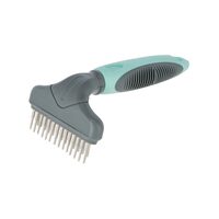 TESALA DUBLA DESCALCIRE PAR PENTRU CAINI KERBL TURQUOISE/GREY 15x9CM 