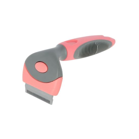 PERIE TRIMMER PENTRU PISICI KERBL 15x6CM CORAL/GREY