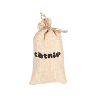 JUCARIE PENTRU PISICI FLAMINGO SAC TEXTIL CU IARBA PISICII SI CLOPOTEL 15CM