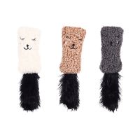 JUCARIE PENTRU PISICI FLAMINGO PERNA SUAVA CU FULG SI CATNIP CULORI MULTIPLE 5x3,5x20 CM