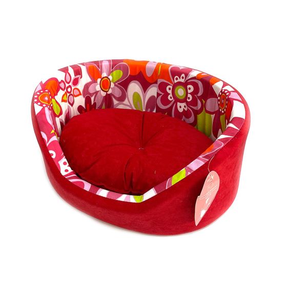 CULCUS TEXTIL PENTRU CAINI SI PISICI TAURUS 2 RED 38x54x18 CM