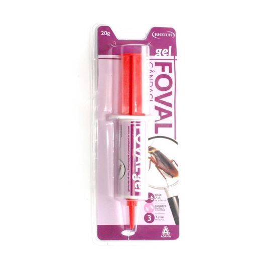 [PROMO] GEL INSECTICID PENTRU COMBATEREA GANDACILOR FOVAL 20g 11+1 GRATIS